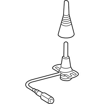 Mercedes-Benz Antenna Mast - 210-820-21-75