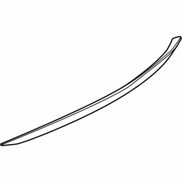 Mercedes-Benz 254-790-11-00-9149 REAR SPOILER ATTACHMENT Mercedes-Benz 254-790-11-00-9149 REAR SPOILER ATTACHMENT
