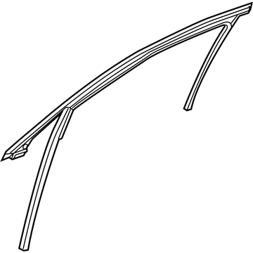 Mercedes-Benz S550 Window Run - 222-725-02-25
