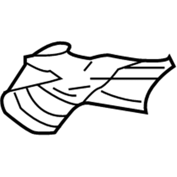 221-241-06-34 Mercedes-Benz Mount Bracket Plate Illustration 1 of 1