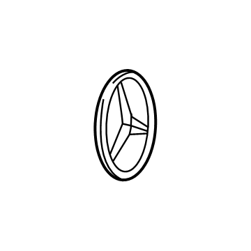 Mercedes-Benz GLC350e Emblem - 253-817-00-16