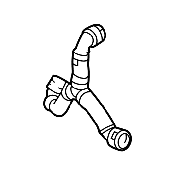 Mercedes-Benz GLE63 AMG S SUV Coolant Pipe - 167-501-64-04