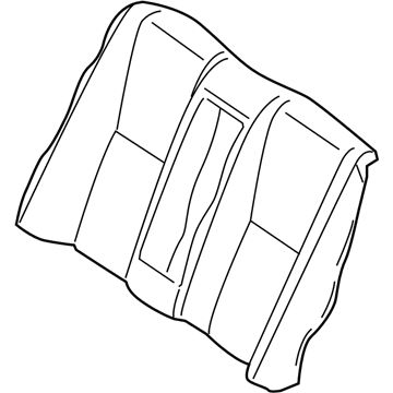 Mercedes-Benz 221-920-30-33-7L78 OUTER COV., RR SEAT BACKR 221-920-30-33-7L78 Mercedes-Benz OUTER COV., RR SEAT BACKR Illustration 1 of 1