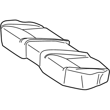Mercedes-Benz 221-920-17-33-7J95 Cushion Cover 221-920-17-33-7J95 Mercedes-Benz Cushion Cover Illustration 1 of 1