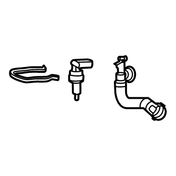 Mercedes-Benz GLC63 AMG S E Performance Coolant Pipe - 254-501-55-01