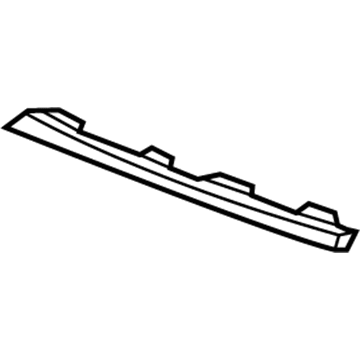Mercedes-Benz 218-885-11-74 Molding 218-885-11-74 Mercedes-Benz Molding Illustration 1 of 1