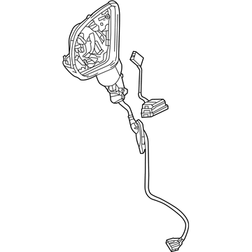 Mercedes-Benz E400 Car Mirror - 238-810-78-00