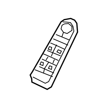 Mercedes-Benz E43 AMG Power Window Switch - 213-905-48-03-64-9051