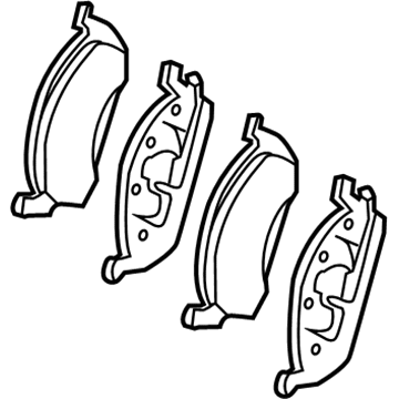 Mercedes-Benz Brake Pads - 000-420-13-05