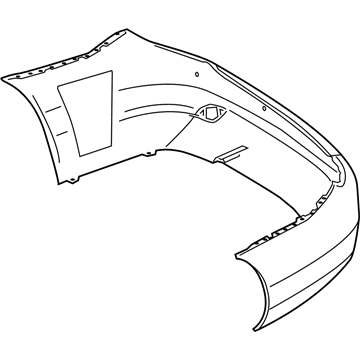 Mercedes-Benz C250 Bumper Cover - 204-880-93-47-9999