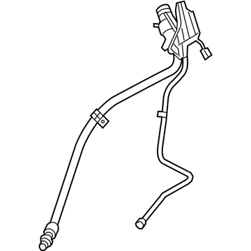 Mercedes-Benz GL450 Fuel Filler Neck - 166-470-22-20