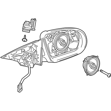 Mercedes-Benz GLC300 Car Mirror - 253-810-13-01