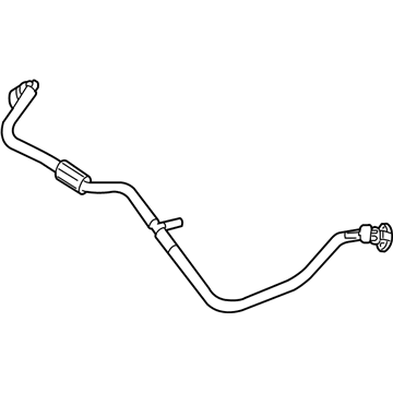 Mercedes-Benz E550 Brake Booster Vacuum Hose - 204-430-15-29
