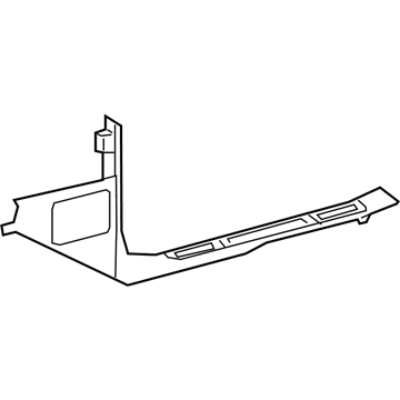 Mercedes-Benz 463-680-11-06-9051 Front Sill Plate 463-680-11-06-9051 Mercedes-Benz Front Sill Plate Illustration 1 of 1
