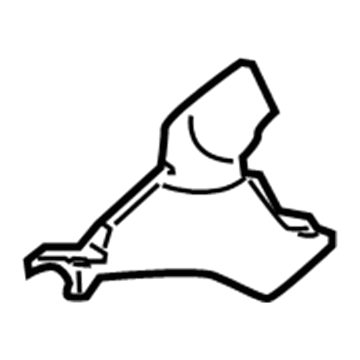 Mercedes-Benz 221-918-10-30-7E94 Inner Cover 221-918-10-30-7E94 Mercedes-Benz Inner Cover Illustration 1 of 1