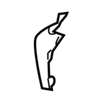 Mercedes-Benz 221-910-08-54-7E94 Corner Cover 221-910-08-54-7E94 Mercedes-Benz Corner Cover Illustration 1 of 1