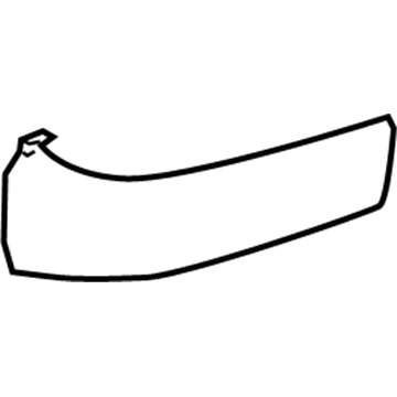 Mercedes-Benz 221-910-14-54-7E94 Corner Cover 221-910-14-54-7E94 Mercedes-Benz Corner Cover Illustration 1 of 1