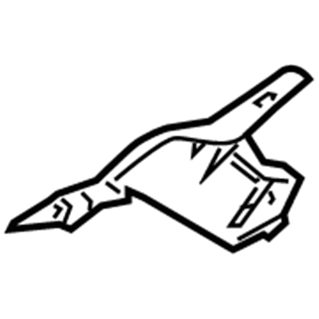 Mercedes-Benz 221-918-07-30-7E94 Outer Cover 221-918-07-30-7E94 Mercedes-Benz Outer Cover Illustration 1 of 1