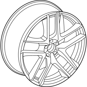 Mercedes-Benz GLE53 AMG SUV Alloy Wheels - 167-401-42-00-64-7X21