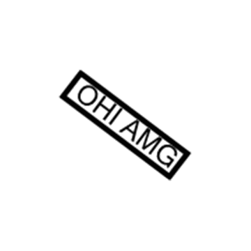 Mercedes-Benz E55 AMG Emblem - WA-104-584-01-43