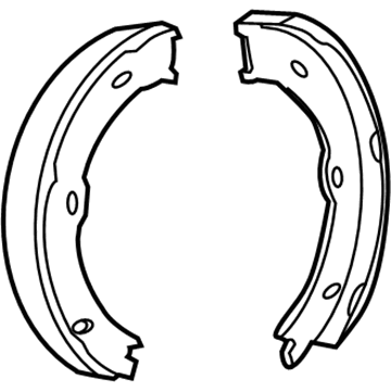 Mercedes-Benz Parking Brake Shoes - 906-420-04-20-64