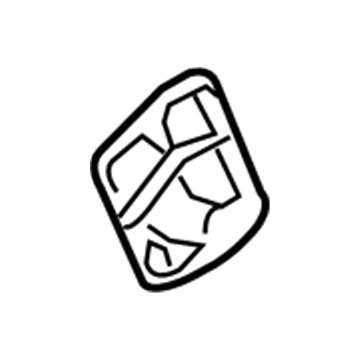 447-919-18-00-9051 Mercedes-Benz MOLDING SEAT ADJUSTMENT Illustration 1 of 1