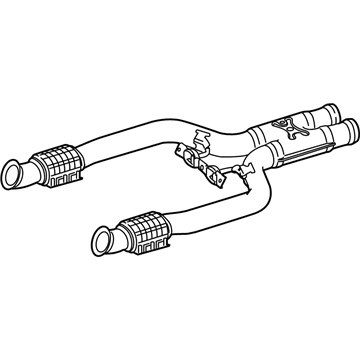 Mercedes-Benz S63 AMG Exhaust Pipe - 222-490-85-20