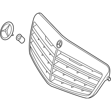 Mercedes-Benz E400 Grille - 212-880-09-83-7246
