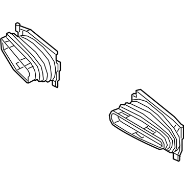 Mercedes-Benz E63 AMG S Air Duct - 177-090-30-82