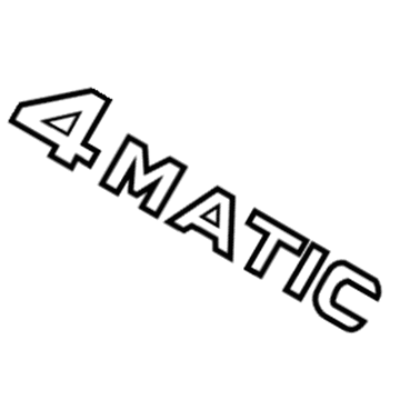Mercedes-Benz GLE300d Emblem - 292-817-12-00