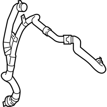 Mercedes-Benz C63 AMG S Water Hose - 205-501-05-02