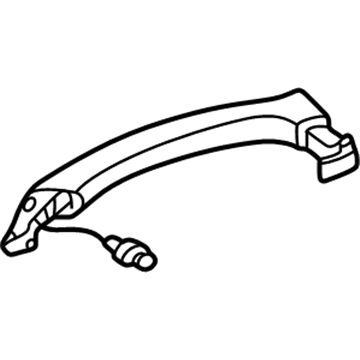 Mercedes-Benz CL500 Exterior Door Handle - 220-760-05-70-6257