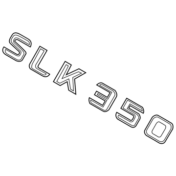Mercedes-Benz SLK280 Emblem - 171-817-06-15