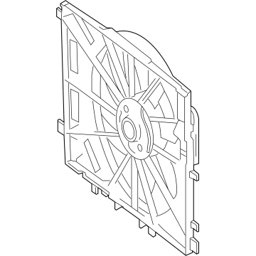 Mercedes-Benz CLA45 AMG S Cooling Fan Assembly - 099-906-61-02