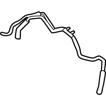 Mercedes-Benz AMG GT Black Series Transmission Oil Cooler Hose - 190-500-68-00