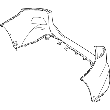 Mercedes-Benz EQS 450+ SUV Bumper - 296-885-50-00-9999