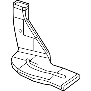 Mercedes-Benz S450 Air Duct - 222-831-25-00