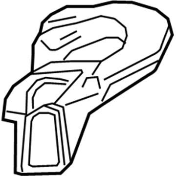 Mercedes-Benz S560 Air Duct - 217-831-10-46
