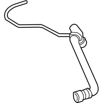 Mercedes-Benz S65 AMG Coolant Reservoir Hose - 220-501-66-82