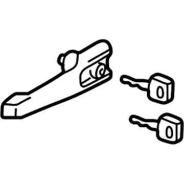 Mercedes-Benz G500 Exterior Door Handle - 463-760-01-59