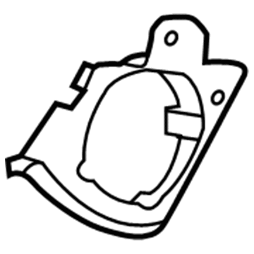 Mercedes-Benz 218-723-05-14 Speaker Grille Bracket Mercedes-Benz 218-723-05-14 Speaker Grille Bracket
