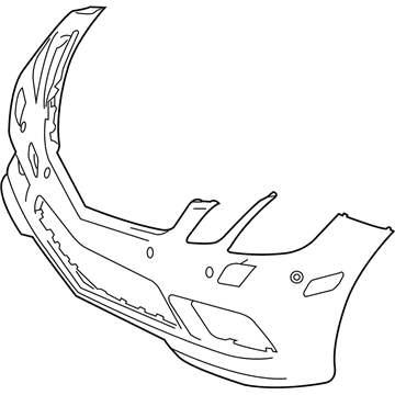 Mercedes-Benz E550 Bumper Cover - 207-880-08-47-9999