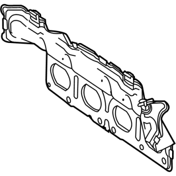 260-142-00-00 Mercedes-Benz Turbocharger Gasket Illustration 1 of 1