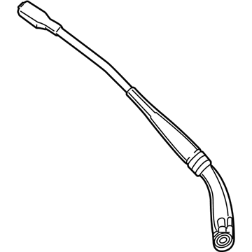 Mercedes-Benz S550e Wiper Arm - 222-820-05-44