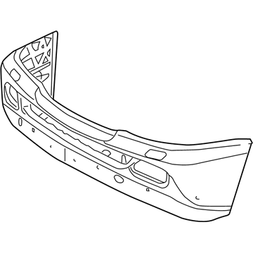 Mercedes-Benz ML500 Bumper Cover - 163-880-46-70