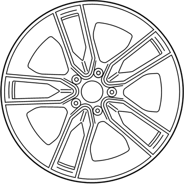 Mercedes-Benz CLS450 Spare Wheel - 257-401-38-00-64-7X23