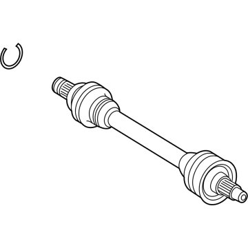 Mercedes-Benz GLE450 SUV Axle Shaft - 167-350-73-01