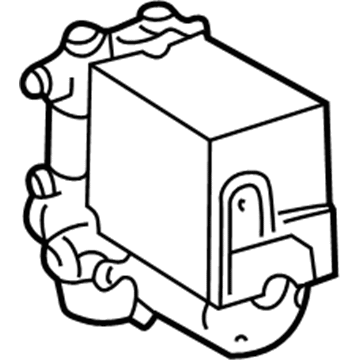 Mercedes-Benz 500SEC Suspension Control Module - 001-431-80-12