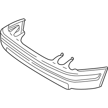 Mercedes-Benz CLK55 AMG Bumper Cover - 208-885-03-25