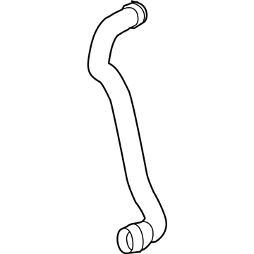Mercedes-Benz S350 Coolant Reservoir Hose - 221-501-08-84